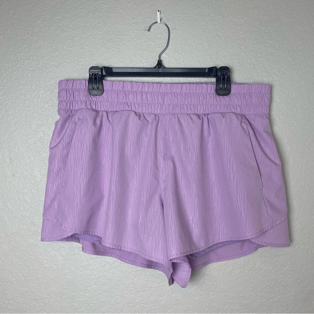 AVIA Lavender Purple Wind Shorts w/Elastic Waist Size XL